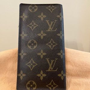 💯 Louis Vuittok Bifold wallet, checkbook, brazza